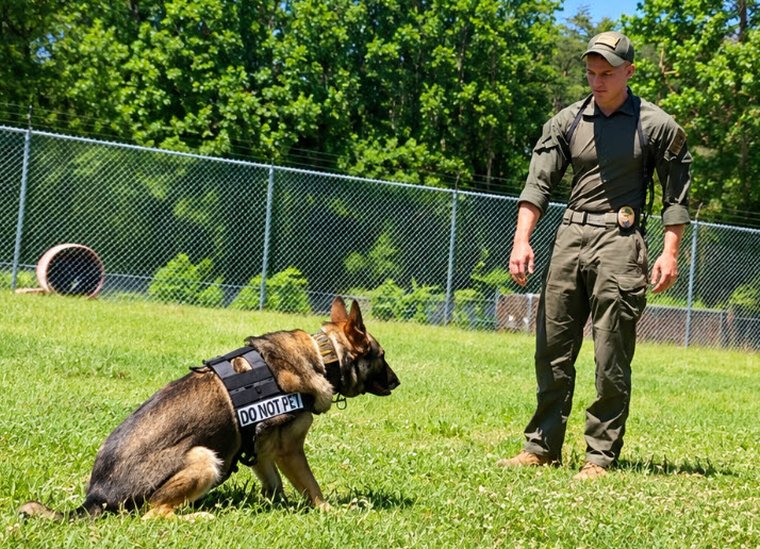 Riley Blaylock, owner and dog trainer at Kevlar K9 Academy in San Antonio